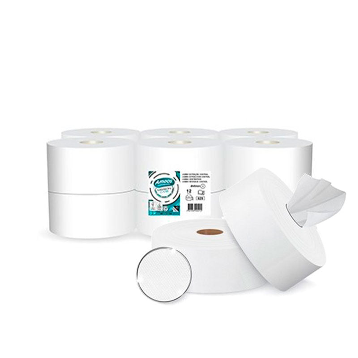 Papel Higiénico Industrial Extracción Central Amoos - 180 Metros 1