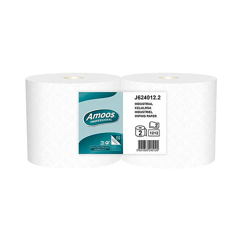 Bobina de Papel Industrial Amoos - 400 Metros