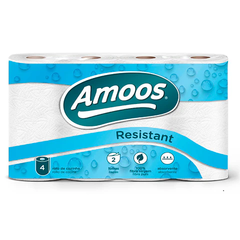 Rollo de Papel de Cocina Amoos Resistant 