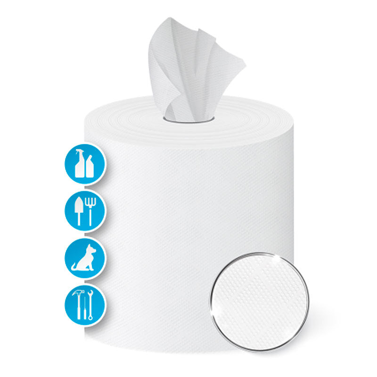 Rollo de Papel Multiusos Amoos Súper Absorbente - 45 Metros 2