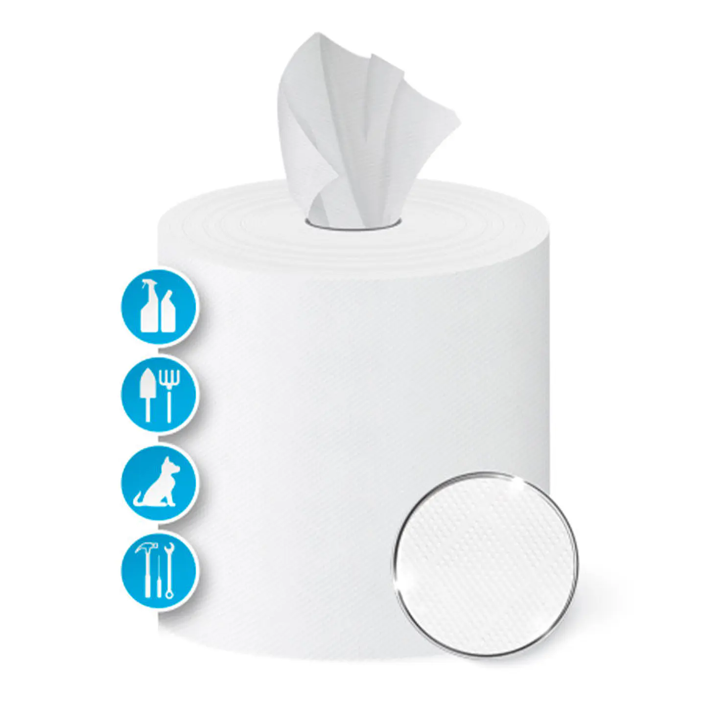 Rollo de Papel Multiusos Amoos Súper Absorbente - 45 Metros 2