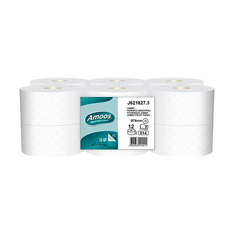 Papel Higiénico Industrial Amoos - 180 Metros