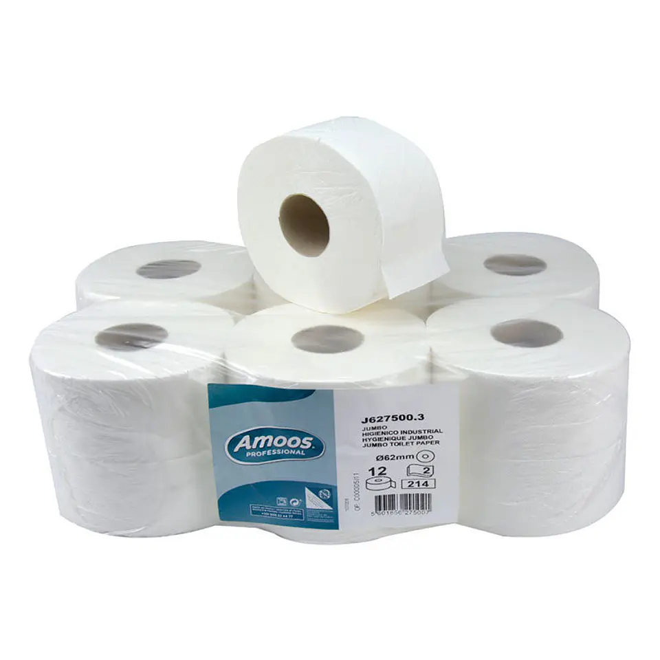 Papel Higiénico Industrial Amoos - 75 Metros 2