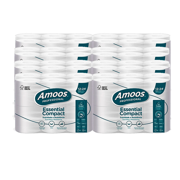 Papel Higiénico Doméstico Amoos Essential - 35 Metros 2