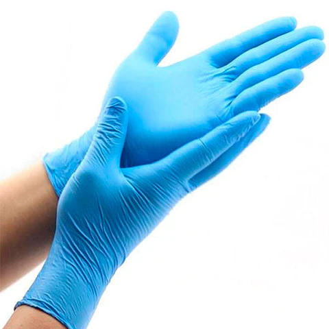 Guantes de Nitrilo Azul 3,5 gr - 100 Guantes