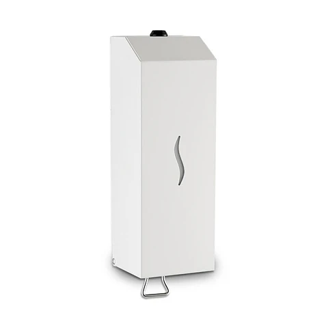 Dispensador Jabón Líquido Metálico - Blanco
