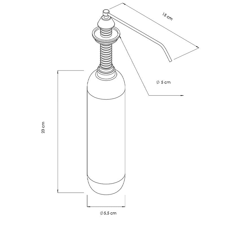 DispensadorJabón Líquido de Montaje en Superficie 4