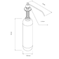 DispensadorJabón Líquido de Montaje en Superficie - Miniatura 4