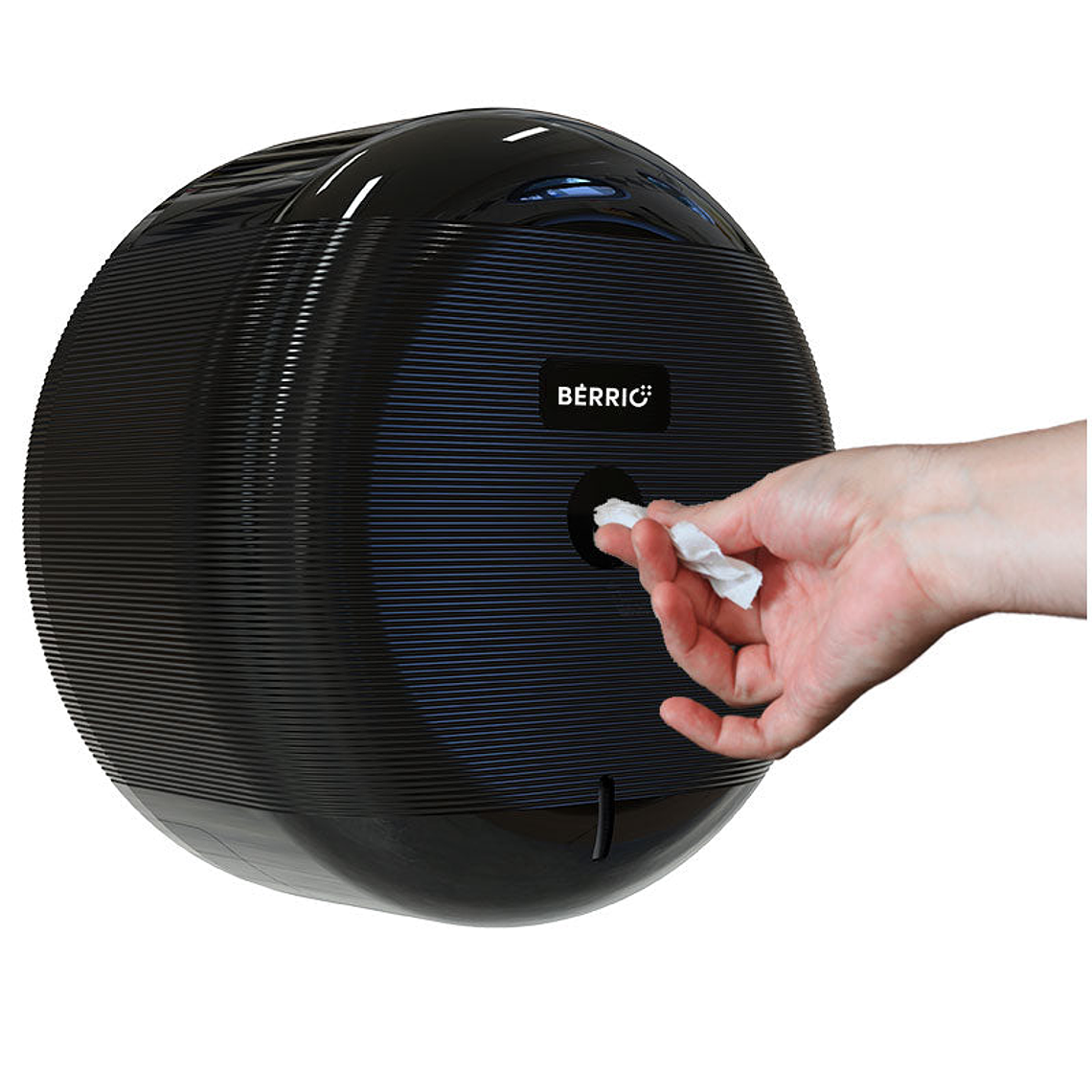 Portarrollos Papel Higiénico Extracción Central Eco-Luxe - Negro 1