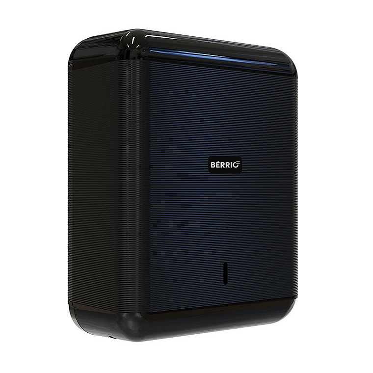 Dispensador Papel Toalla Secamanos Zig Zag Eco-Luxe – Negro 1