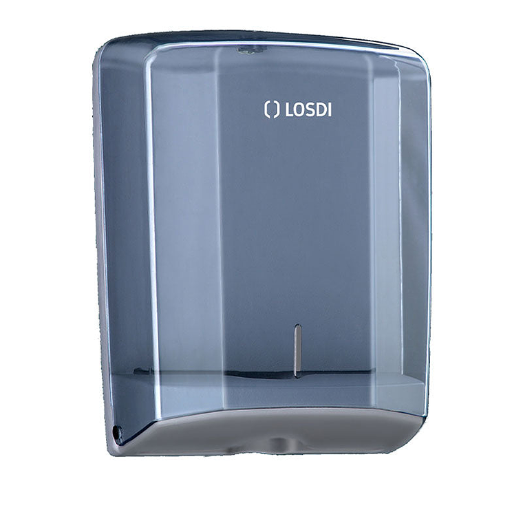 Dispensador Papel Toalla Secamanos Zig Zag Elegance - Fumé 1