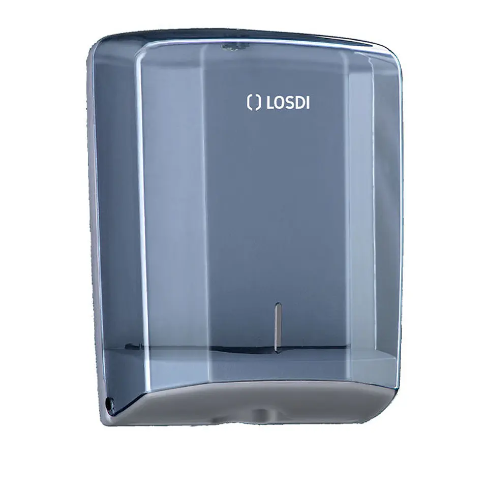 Dispensador Papel Toalla Secamanos Zig Zag Elegance - Fumé 1
