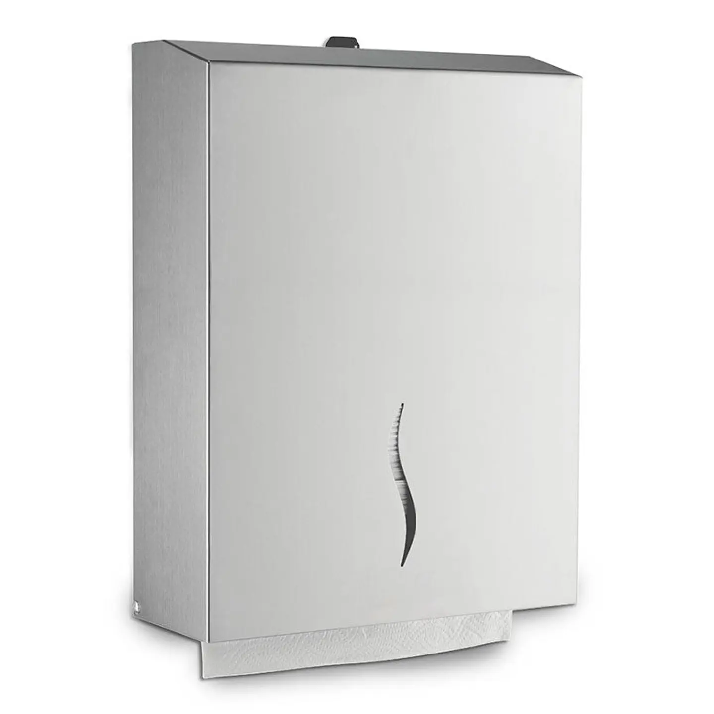 Dispensador Papel Toalla Secamanos Zig Zag Acero Inoxidable 600 Toallas – Inox 1