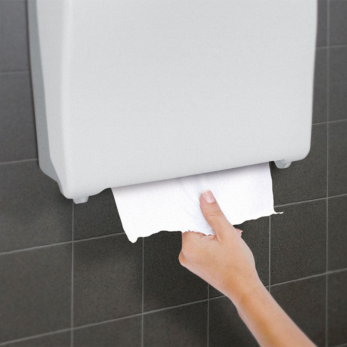 Dispensador Papel Autocorte Captive – Blanco 3