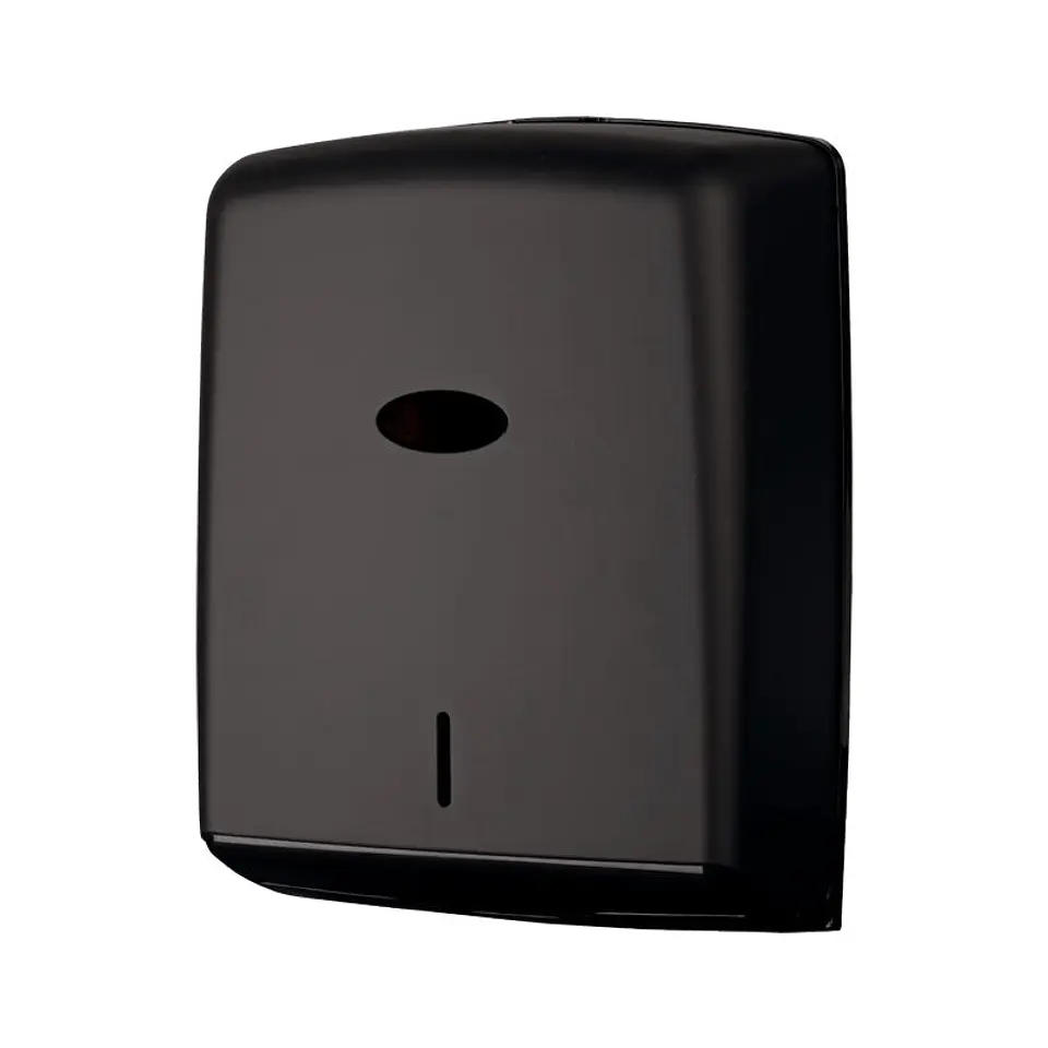 Dispensador Papel Toalla Secamanos Zig Zag Smart - Negro Mate 2