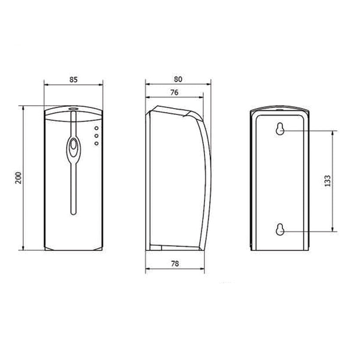 Dispensador Ambientador Spray Automático Universal 2