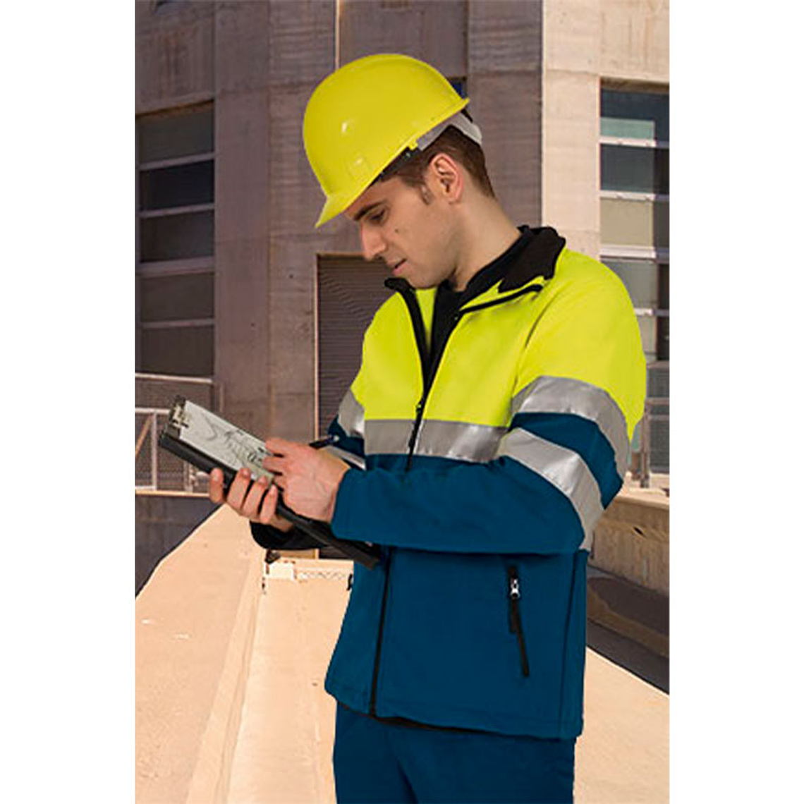 Chaqueta Softshell de Alta Visibilidade Storm 1