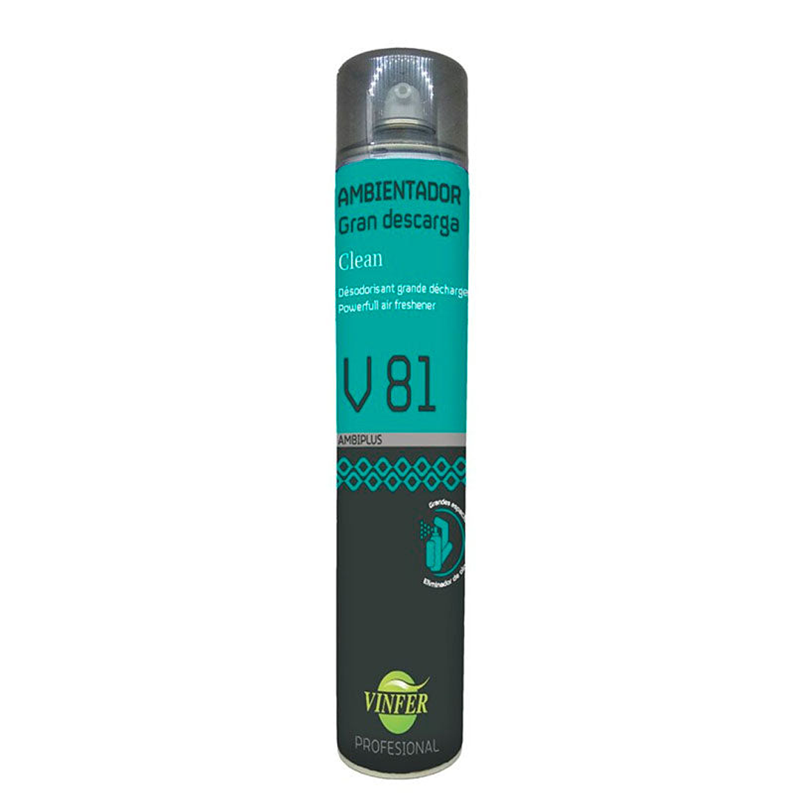 Ambientador Spray Gran Descarga Profesional Ambiplus - 750 ml 2