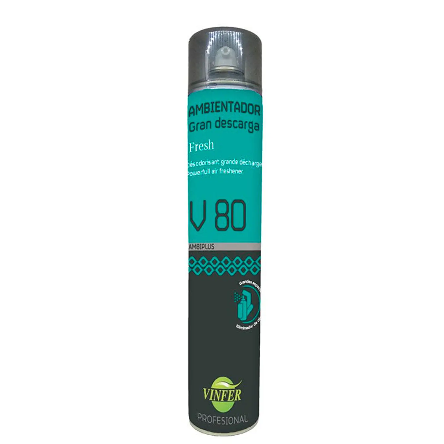 Ambientador Spray Gran Descarga Profesional Ambiplus - 750 ml 3