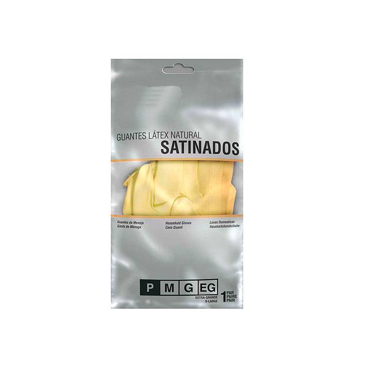 Luvas de Limpeza Menage Látex - Natural 2