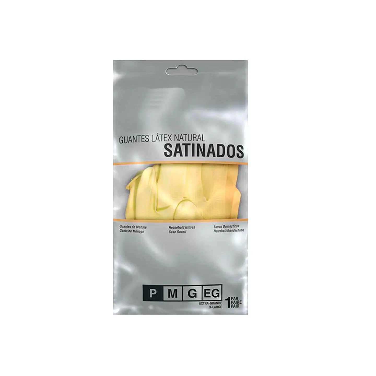 Luvas de Limpeza Menage Látex - Natural 2
