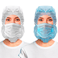 Gorro Integral con Mascarilla Desechable TNT - Miniatura 1