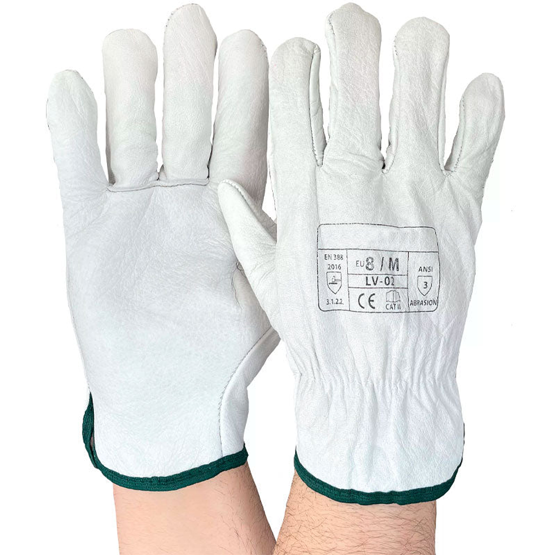 Guantes de Trabajo de Piel LV-02 ( 12 Pares ) 1