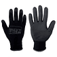Guantes de Trabajo Nylon y PU Negro LV-09 ( 12 pares ) - Miniatura 1