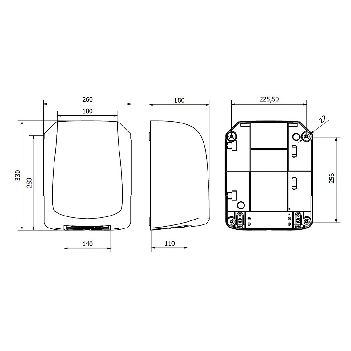 Secamanos Automático de Alto Rendimiento - Acero Inoxidable 2