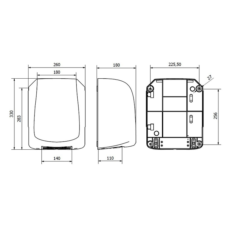 Secamanos Automático de Alto Rendimiento - Acero Inoxidable 2