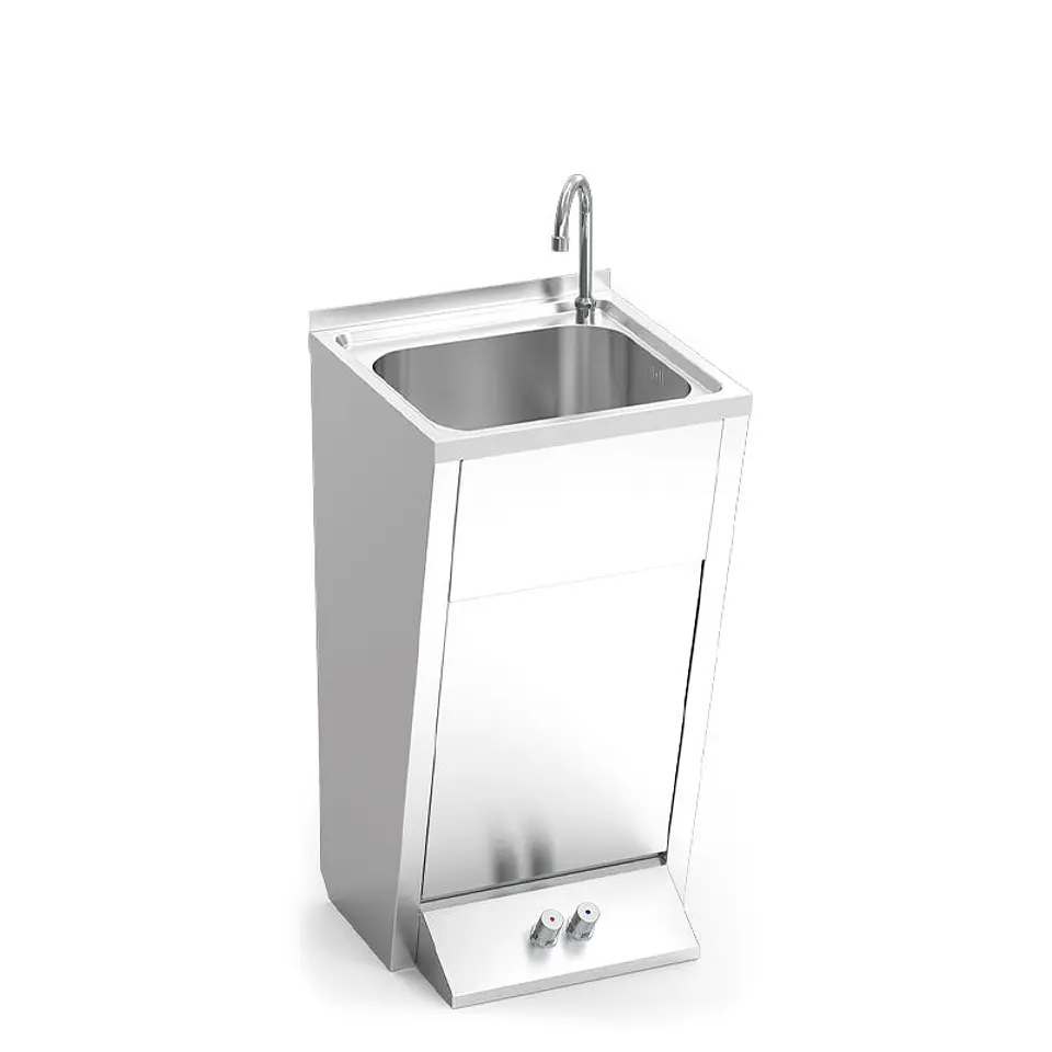 Lavamanos de Acero Inoxidable de Dos Aguas 1