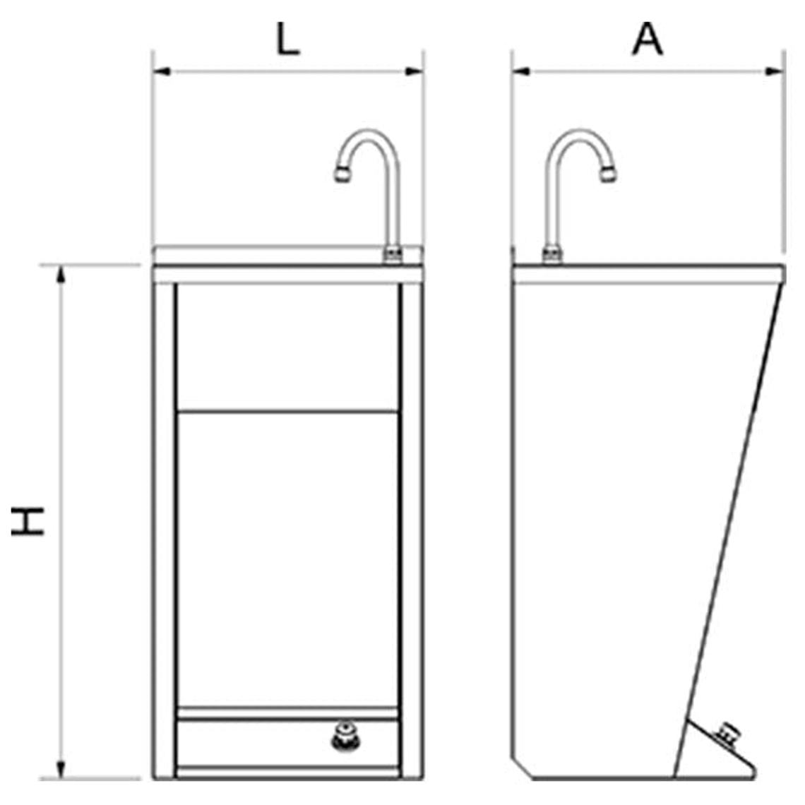 Lavamanos de Acero Inoxidable  4