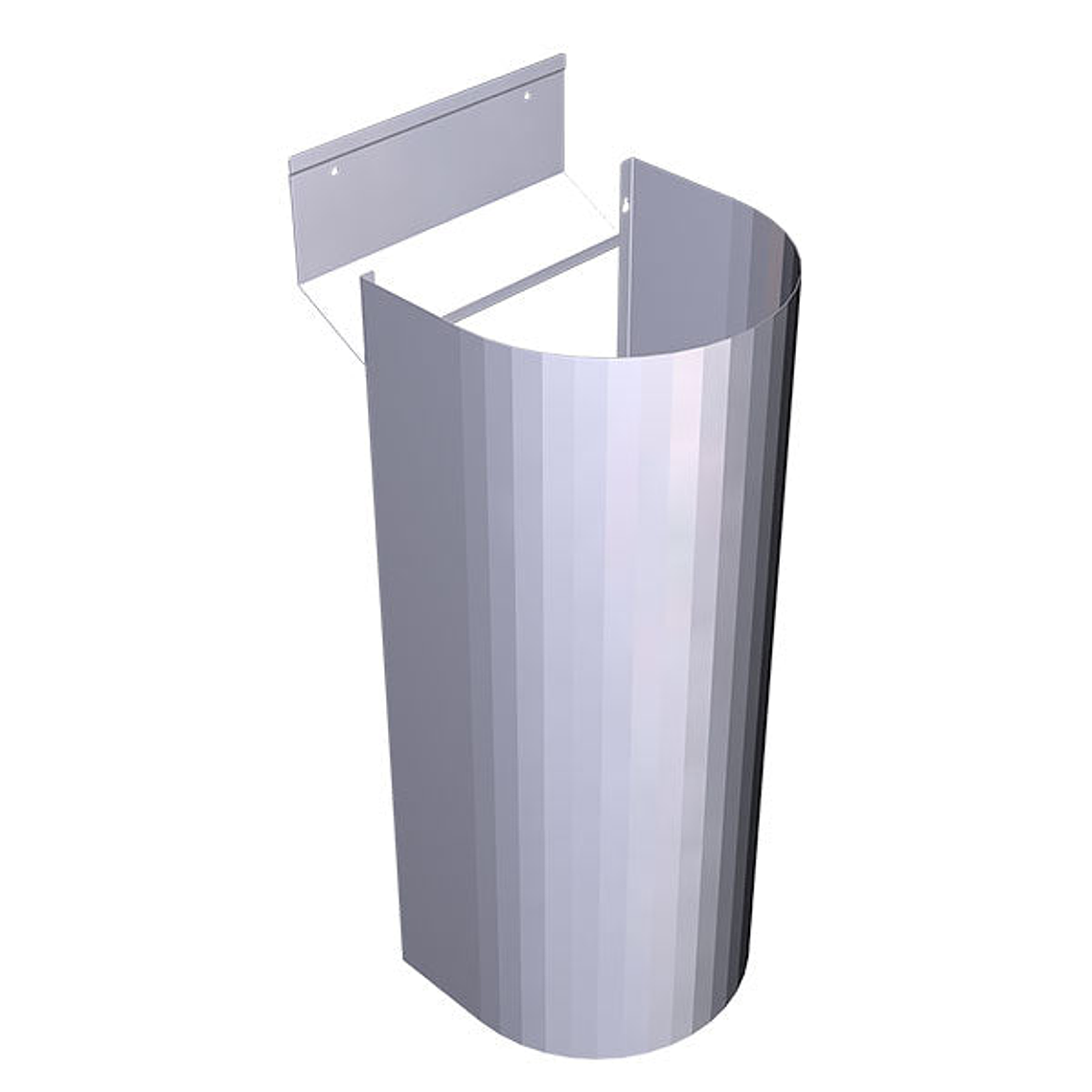 Columna de Acero Inoxidable para Base de Lavamanos 1