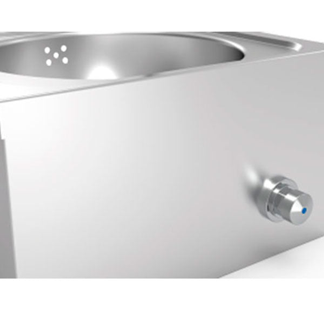 Lavamanos de Pared Completo de Acero Inoxidable  2