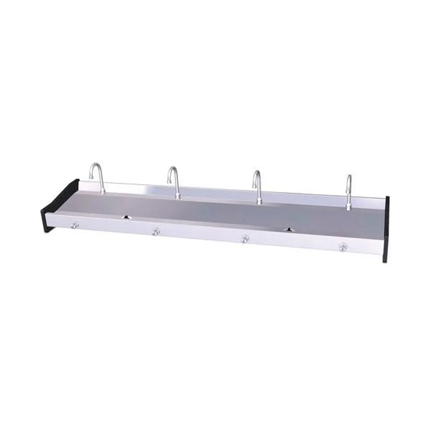 Lavamanos Colectivo De Pared Con Pulsador  6