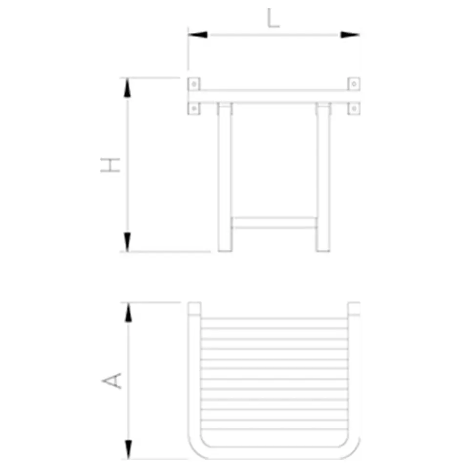 Asiento de Pared  2