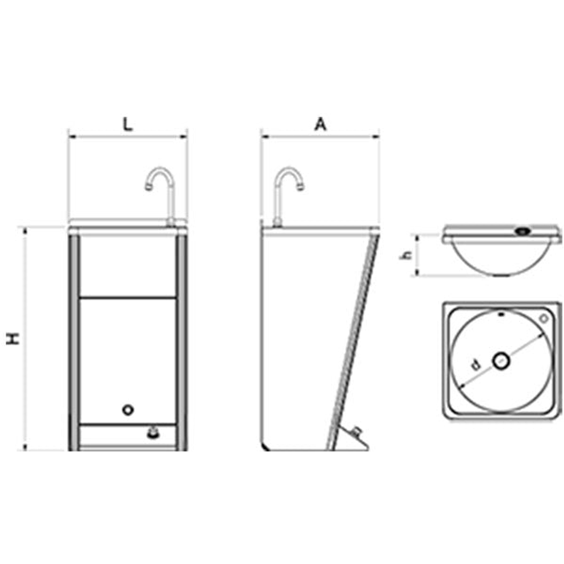 Lavamanos Eléctrico Portátil - 1,5 l/min 5