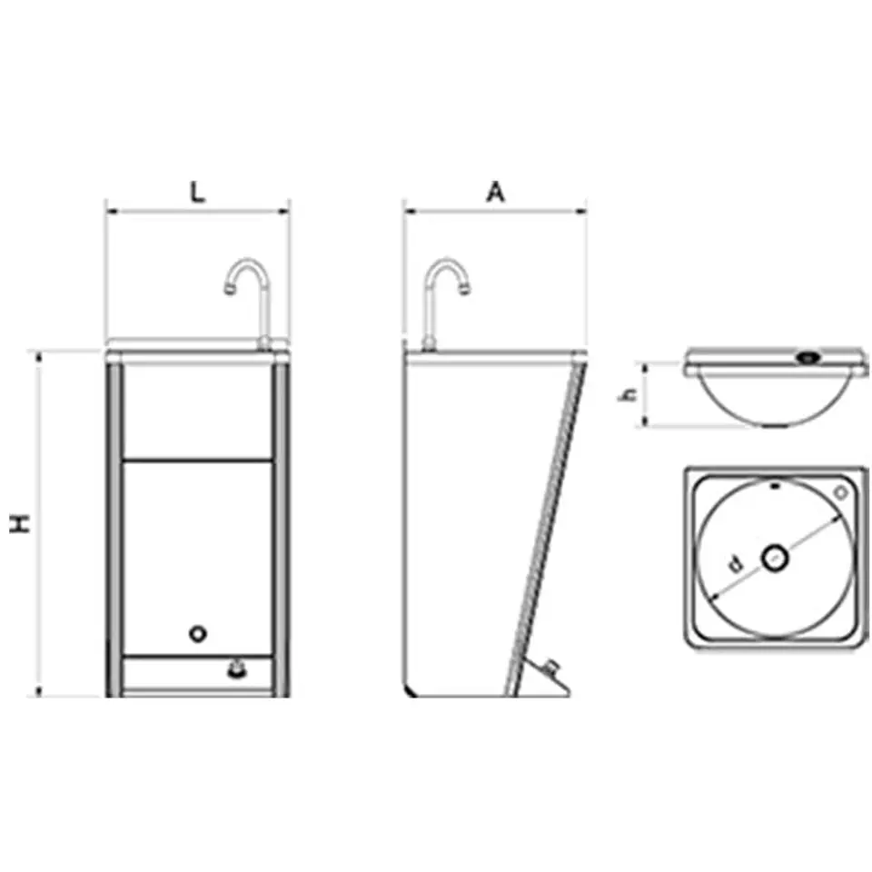 Lavamanos Eléctrico Portátil - 1,5 l/min 5