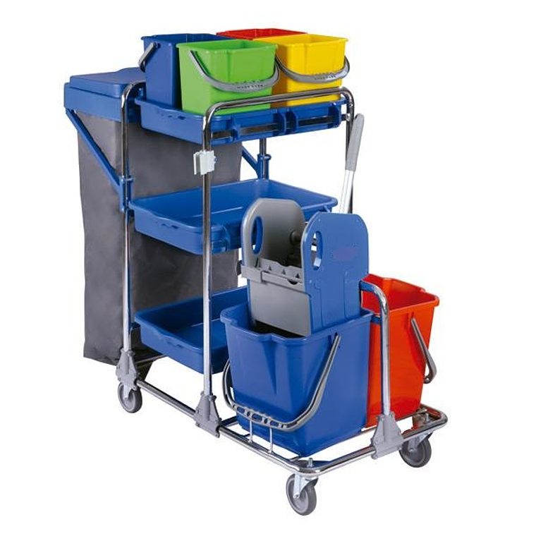 Carro de Limpieza Multifuncional C36D - Metálico 1