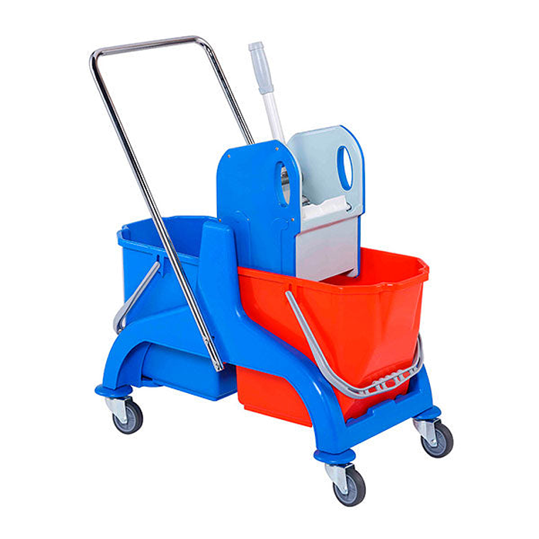 Carro de Fregado 2 Cubos y Prensa - 2x25 L 1