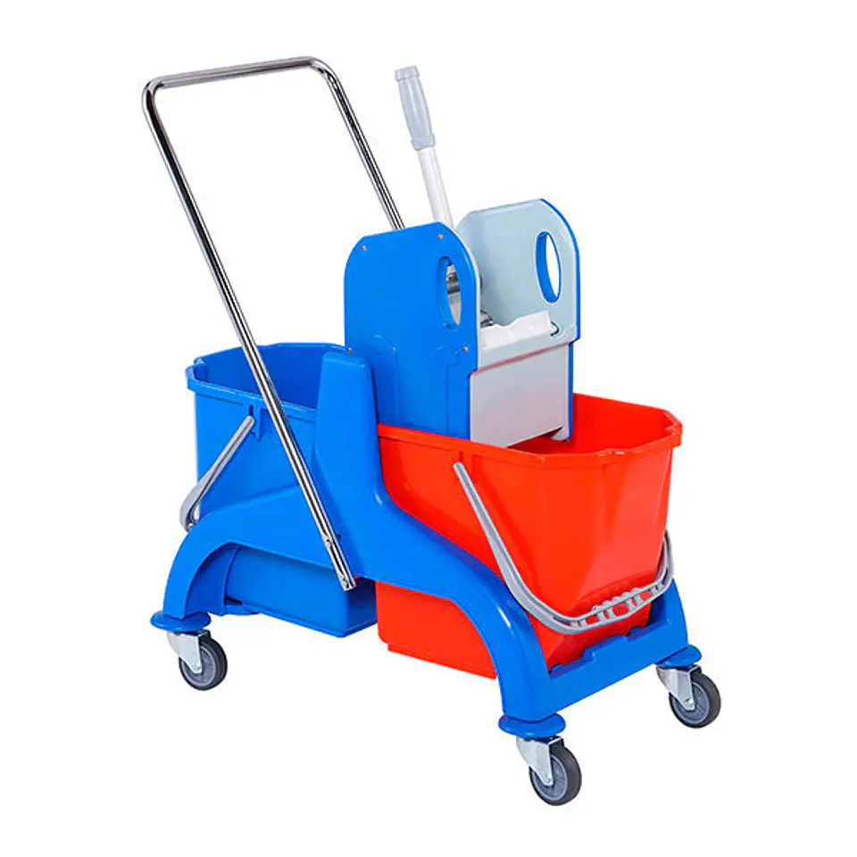 Carro de Fregado 2 Cubos y Prensa - 2x25 L 1