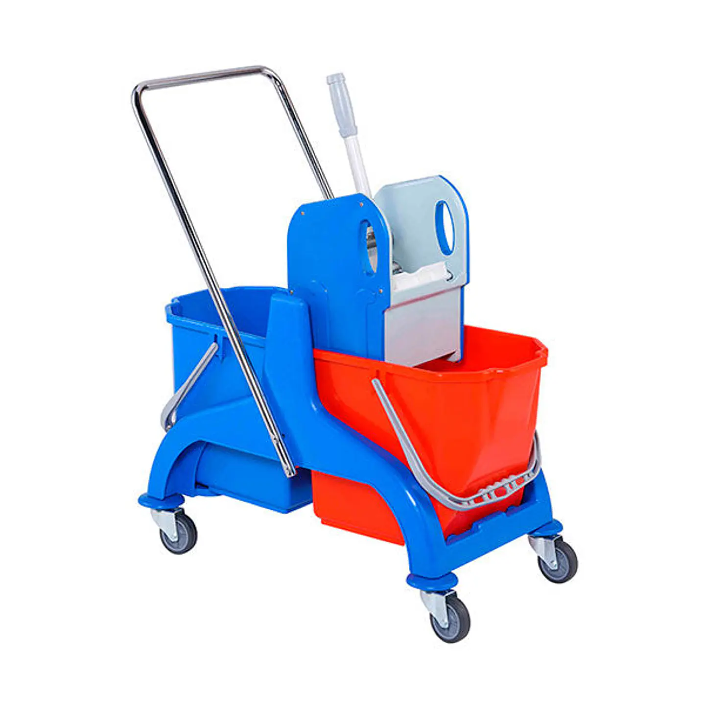 Carro de Fregado 2 Cubos y Prensa - 2x18 L 1