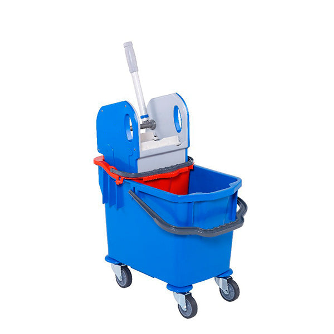 Carro de Fregado Doble Cubo y Prensa - 25+10 L 3