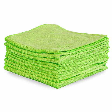 Bayeta Microfibra Verde 40x40 Bérrio - 12 unidades