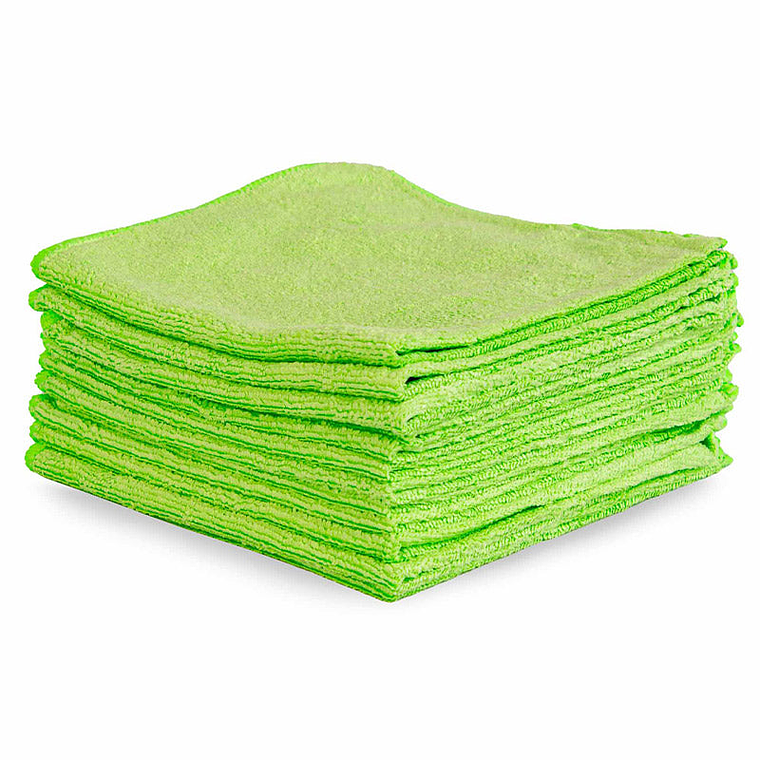 Bayeta Microfibra Verde 40x40 Bérrio - 12 unidades 1