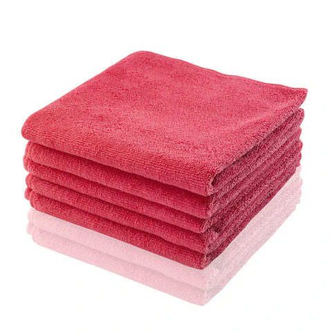 Bayeta Microfibra Rojo 40x40 Bérrio - 12 unidades