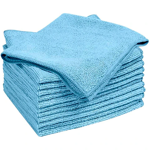 Bayeta Microfibra Azul 40x40 Bérrio - 12 unidades