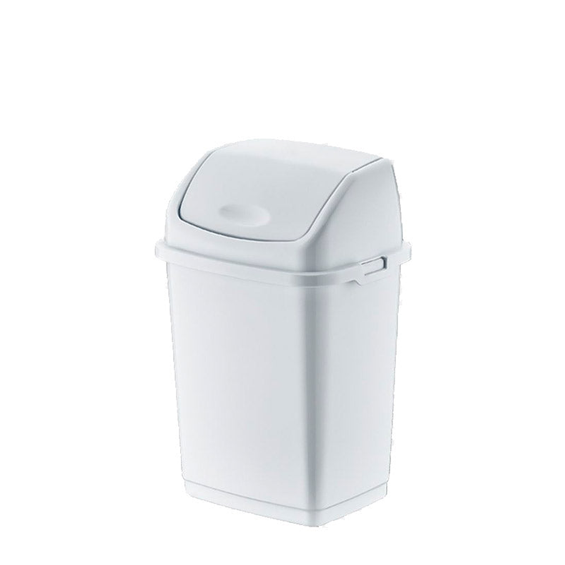  Papelera Plástica Fantasy Tapa Basculante - Blanco 4
