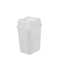 Papelera Plástica Easy Tapa Basculante - Blanco - Miniatura 4
