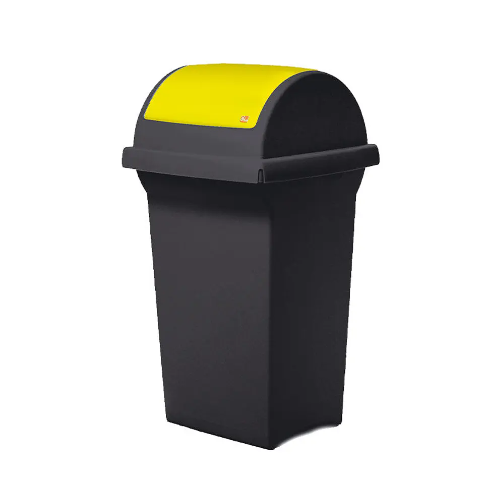  Cubo de Reciclaje con Tapa Basculante 50 L 6